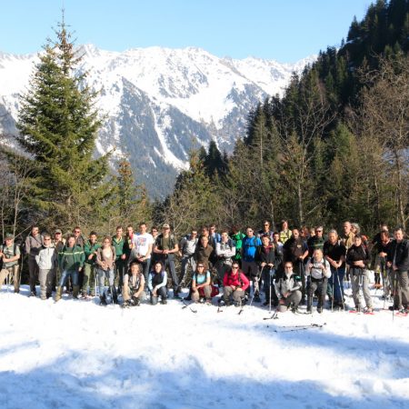 Stage de formation du réseau Loup, en Isère.